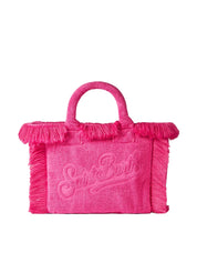 BORSA COLETTE IN SPUGNA FUCSIA CON RILIEVO SAINTBARTH