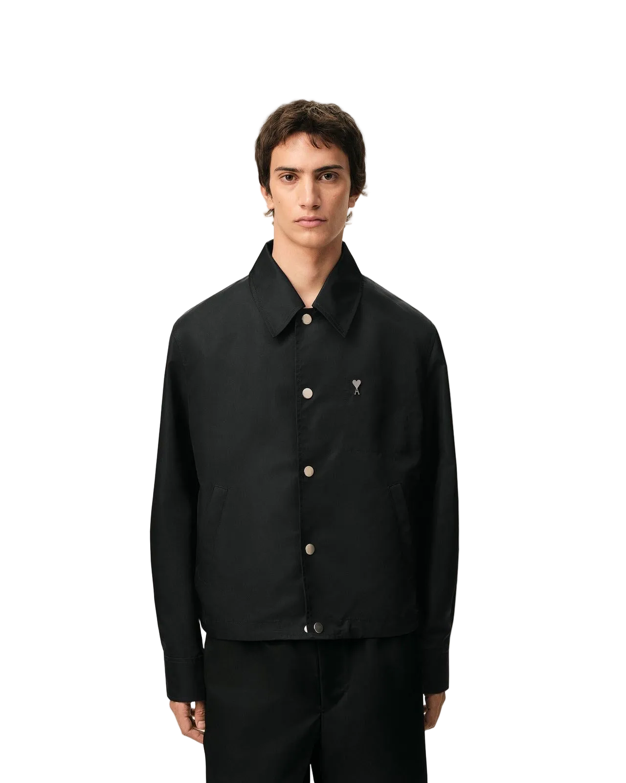 Giubbino AMÌ BLACK NYLON AMI DE COEUR