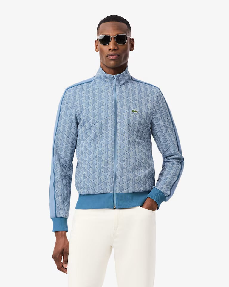 Giacca FELPA  della tuta in jacquard con zip Paris LACOSTE