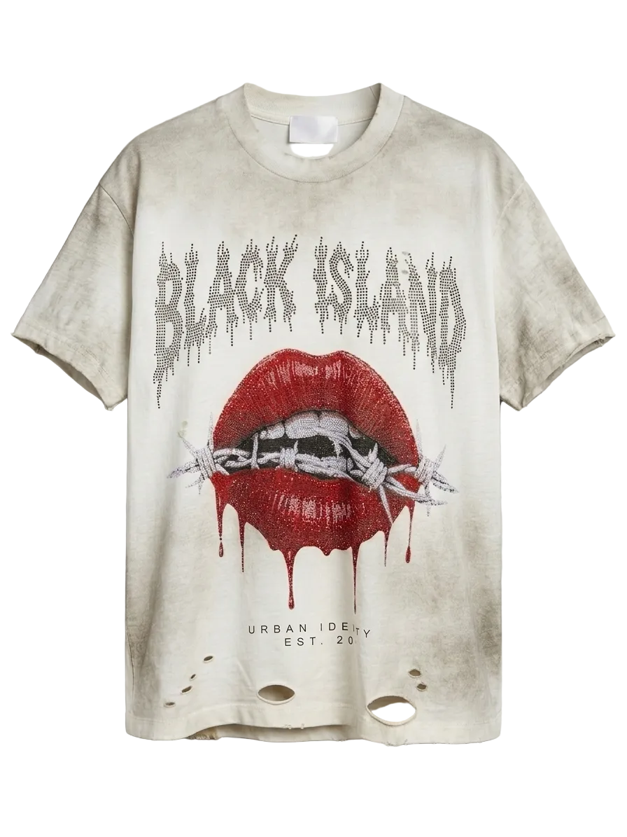 T-SHIRT BLACK ISLAND