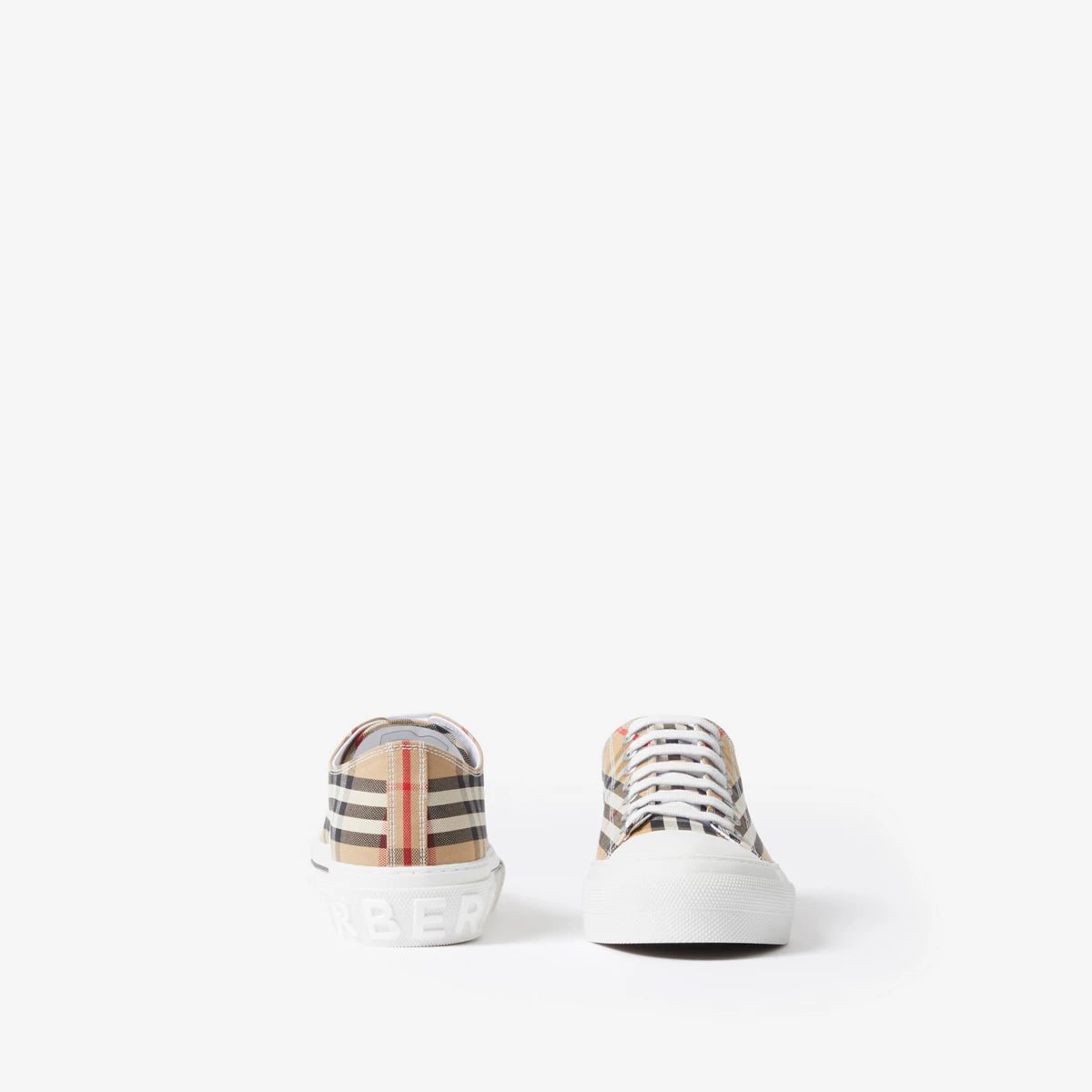 Scarpa BURBERRY in cotone Check