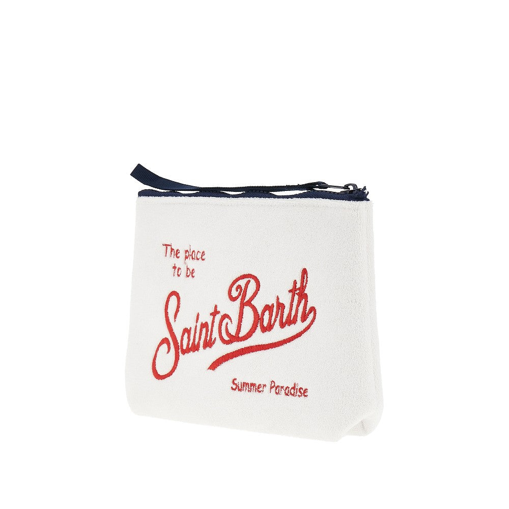 SAINT BARTH
POUCH IN SPUGNA 'ALINE' RICAMO SAPORE DI MARE