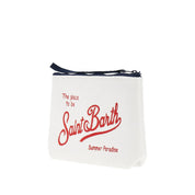 SAINT BARTH
POUCH IN SPUGNA 'ALINE' RICAMO SAPORE DI MARE