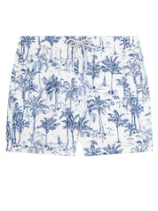 COSTUME MITTELLANGE BADESHORTS GUSTAVIA MIT TOILE-DE-JOUY-PRINT SAINT BARTH