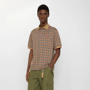 Polo BURBERRY in misto cotone con Check