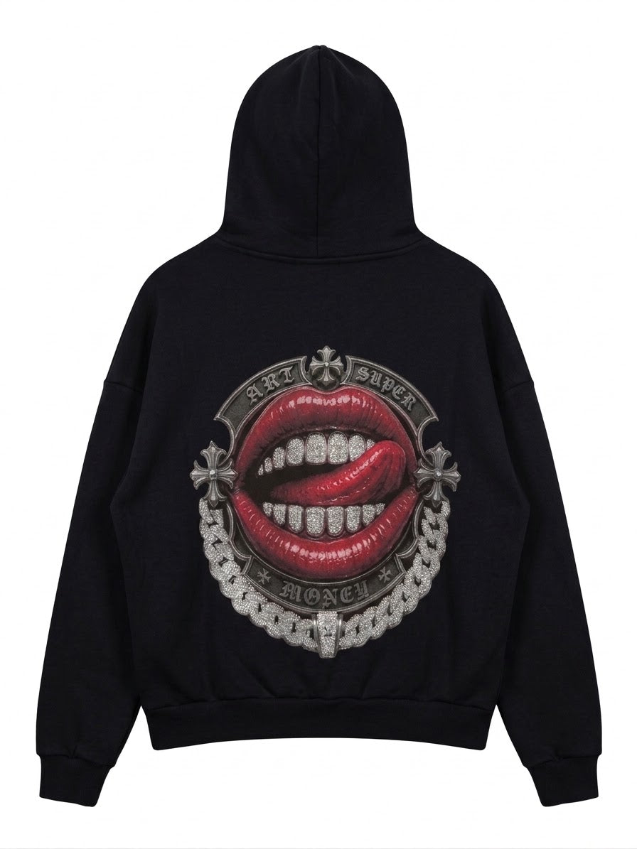 FELPA T-BAR ZIP HOODIE ARTSUPERMONEY