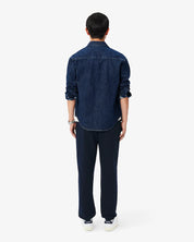 Pantaloni della tuta regular fit in tessuto felpato LACOSTE