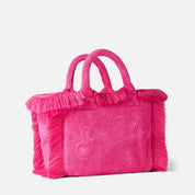 BORSA COLETTE IN SPUGNA FUCSIA CON RILIEVO SAINTBARTH