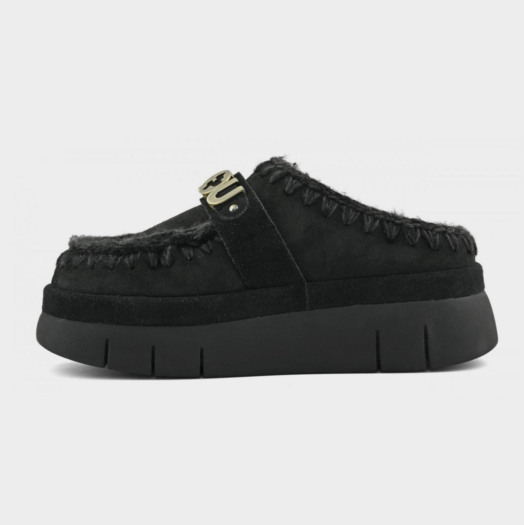 Mou Bounce Welt Clog Suede