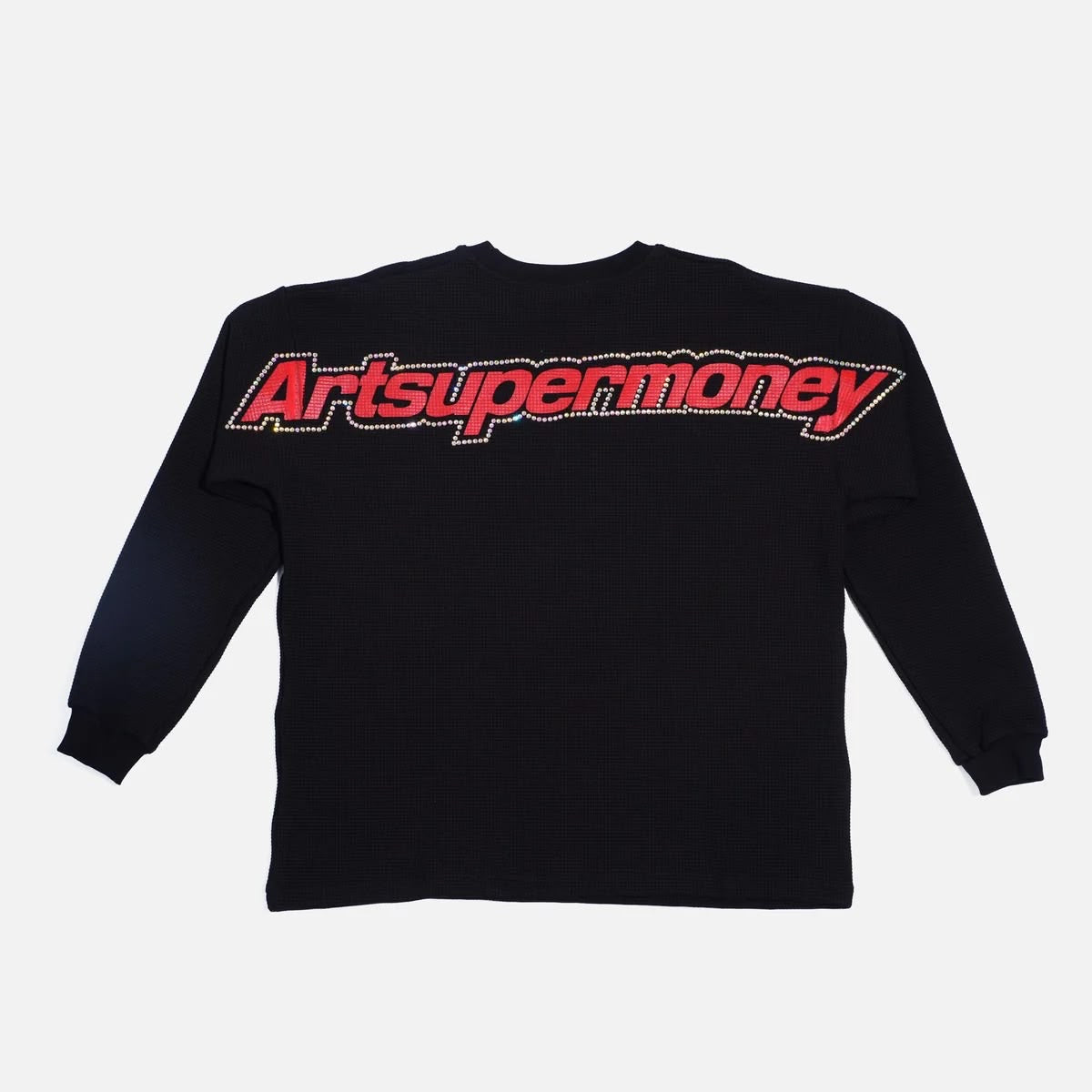 FELPA LONGSLEEVE WAFFLE CIRCLE ARTSUPERMONEY