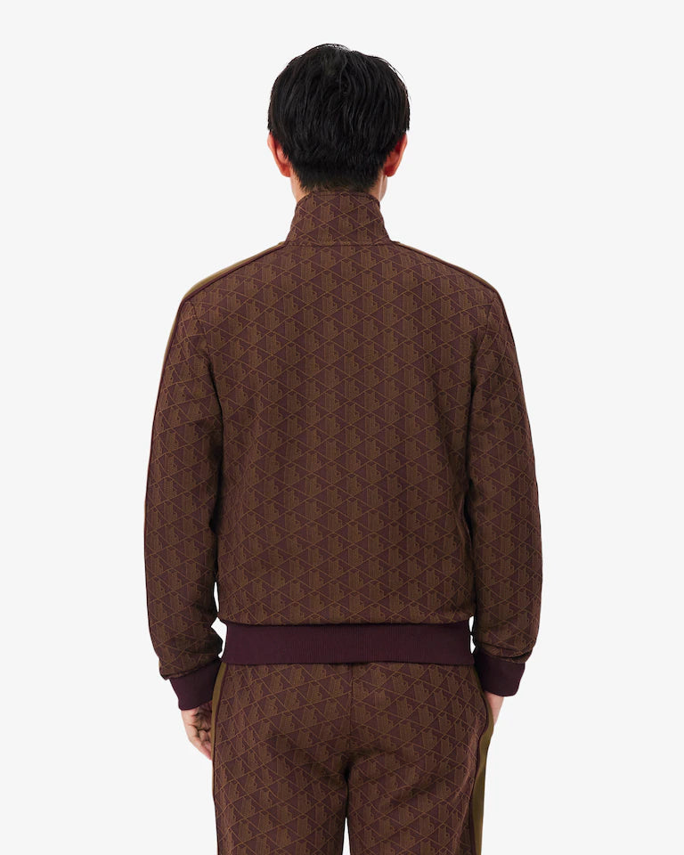 Giacca della tuta in jacquard con zip Paris LACOSTE