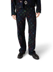 HEATMAP MONOGRAM DENIM JEANS CASABLANCA