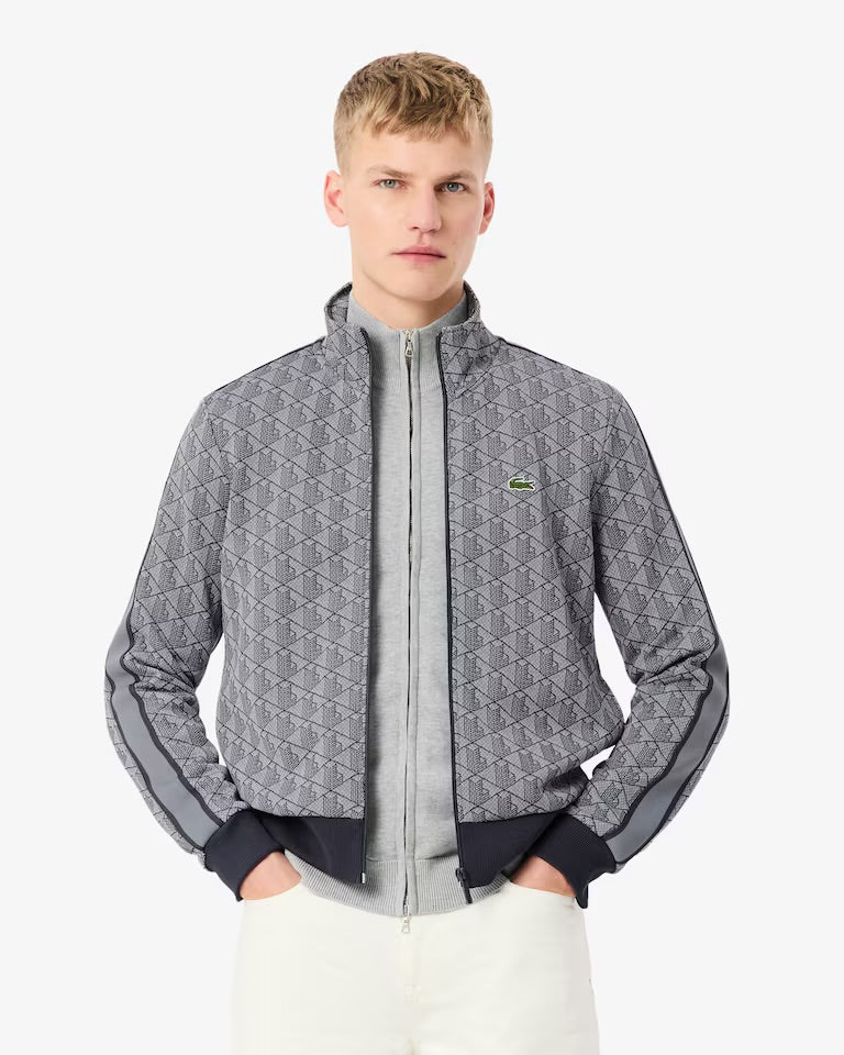 Giacca della tuta in jacquard con zip Paris LACOSTE