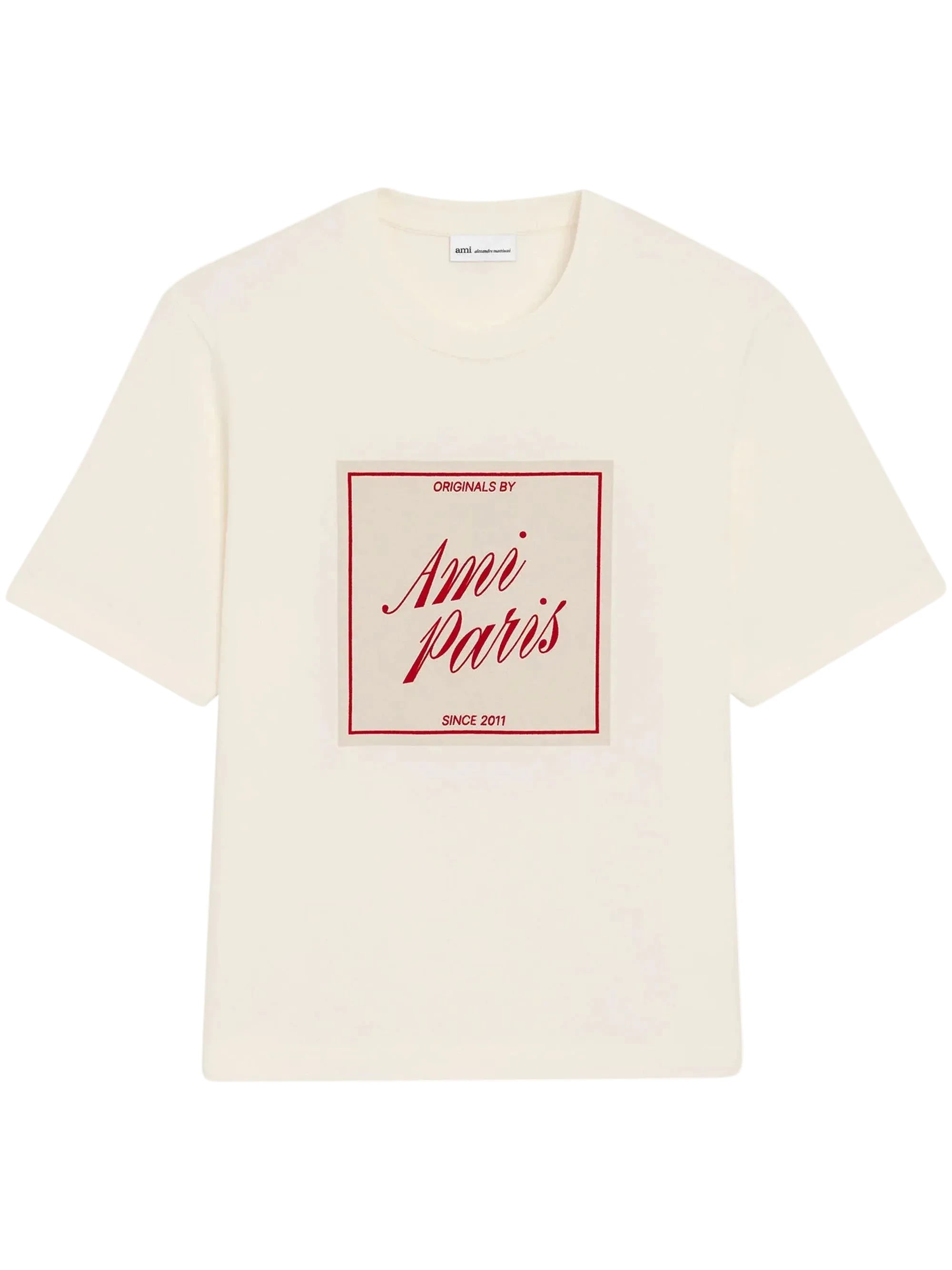 AMI PARIS HERITAGE PRINT T-SHIRT