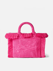 BORSA COLETTE IN SPUGNA FUCSIA CON RILIEVO SAINTBARTH