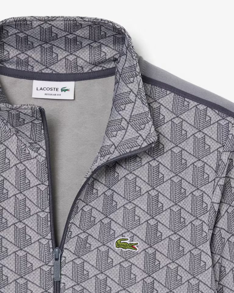 Giacca della tuta in jacquard con zip Paris LACOSTE