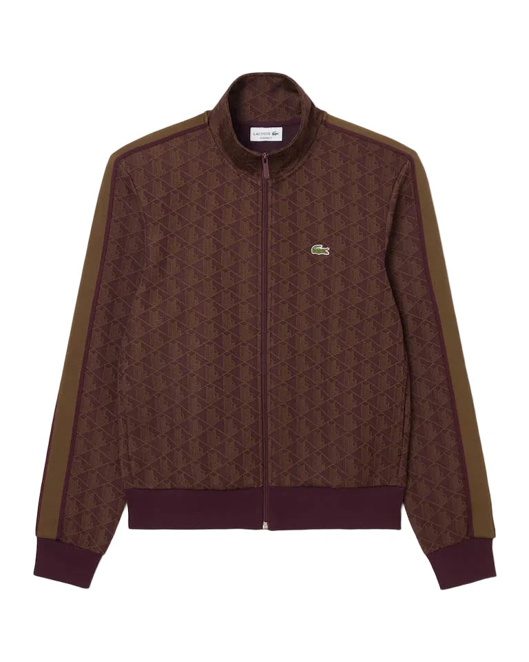 Giacca della tuta in jacquard con zip Paris LACOSTE