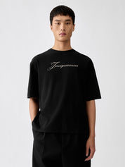 T-SHIRT SCRITTA CENTRALE JACQUEMUS