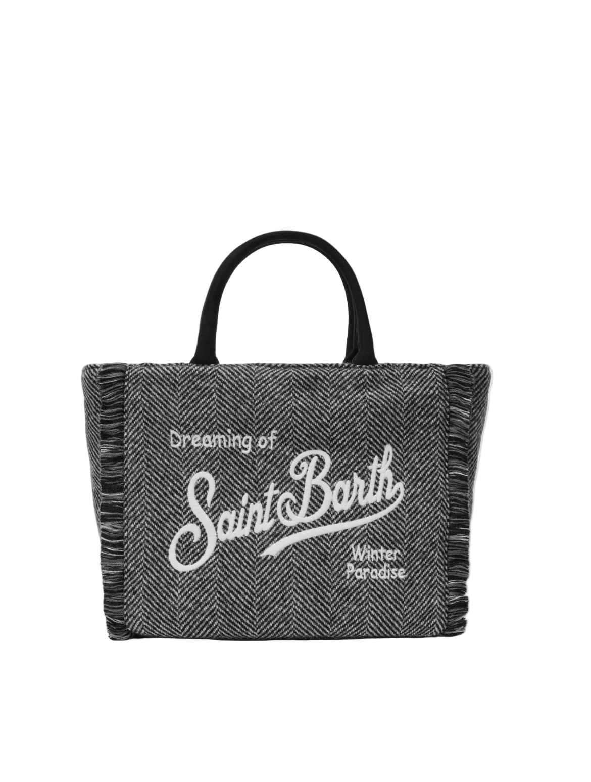 Vanity mini wool bianco-nero