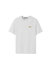T-shirt JACQUEMUS  con logo in gros-grain.