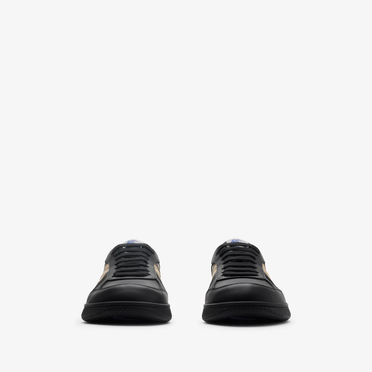 SCARPE TERRACE IN PELLE E CHECK BURBERRY