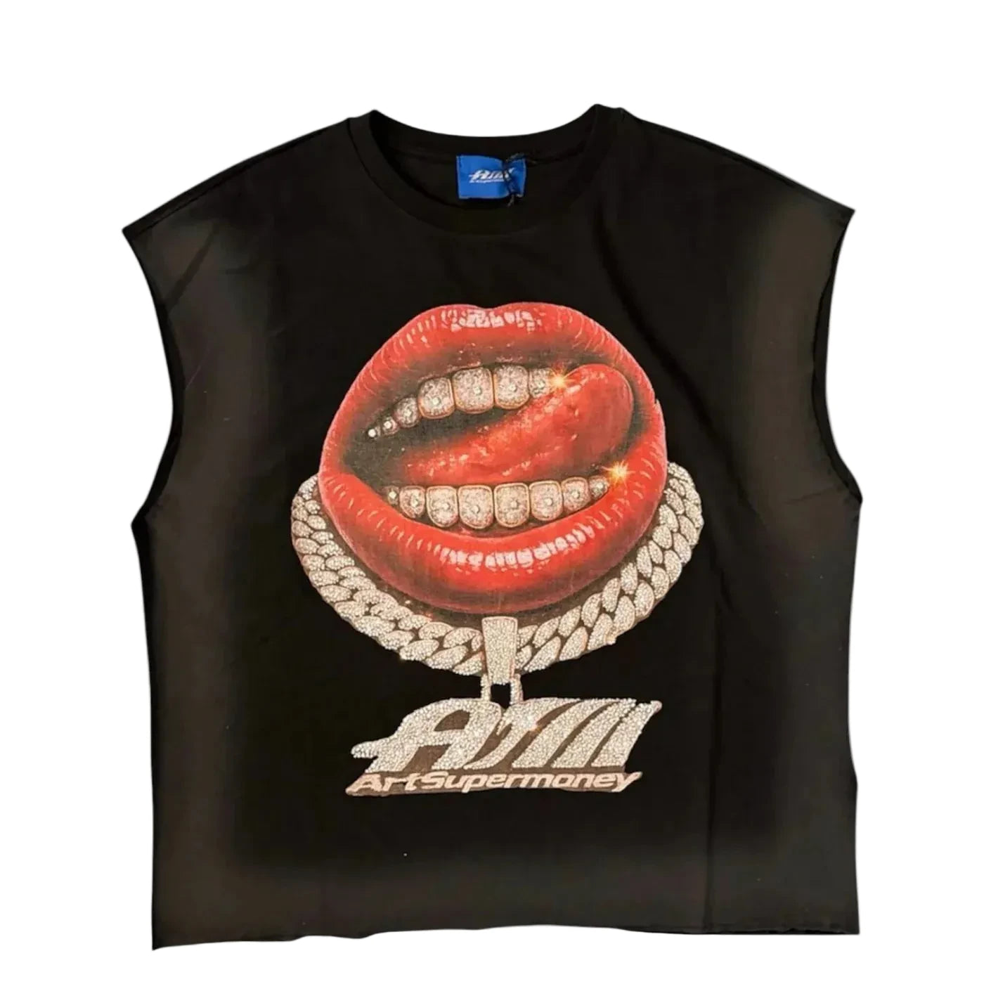 CANOTTA TEE SMANICATA GRILLZ ARTSUPERMONEY