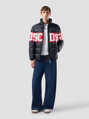 PIUMINO CON BAND LOGO GCDS