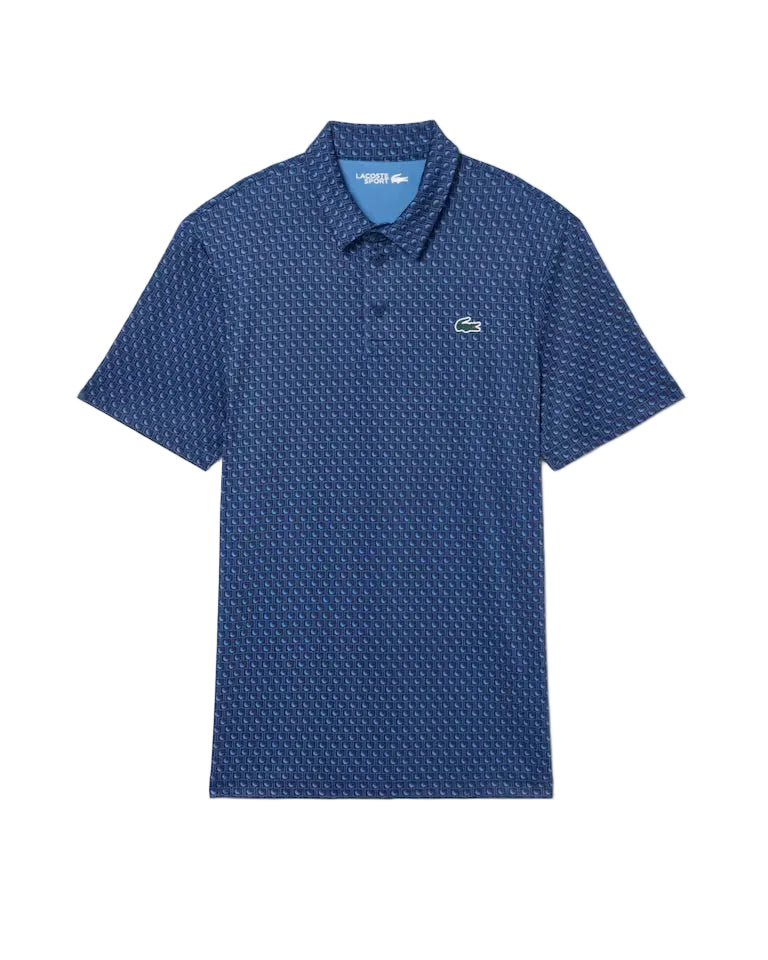 Polo da golf stampata regular fit LA COSTE