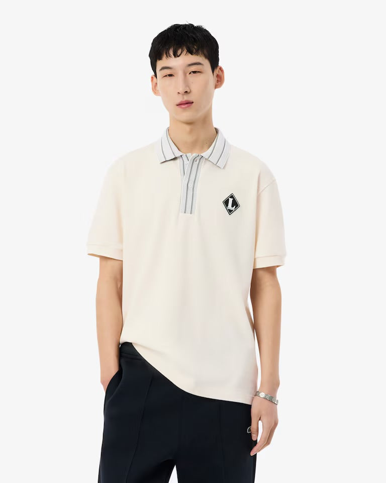 Polo realizzata in Francia classic fit con stemma LA COSTE