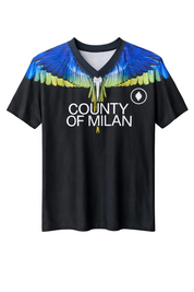 T-SHIRT SOCCER UOMO MARCELO BURLON County Of Milan