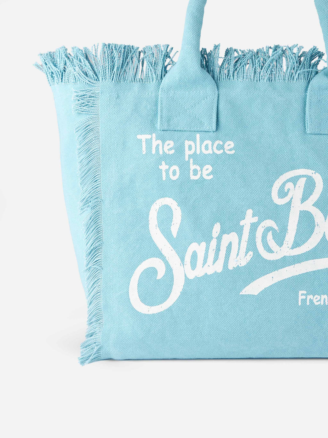 BORSA A SPALLA VANITY IN CANVAS DI COTONE SAINTBARTH