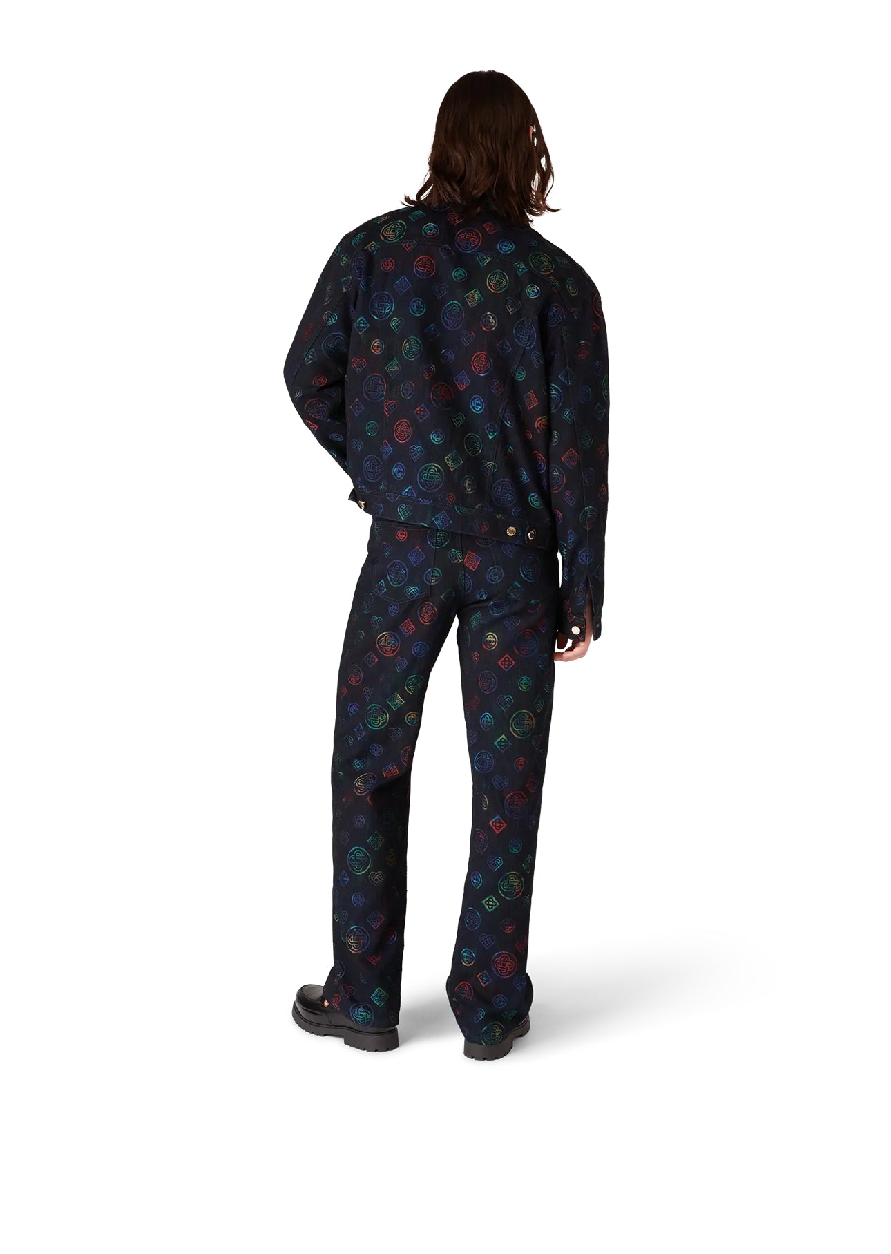 HEATMAP MONOGRAM DENIM JEANS CASABLANCA