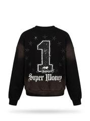 FELPA GIROCOLLO GRILLZ BLACK VERSION SIMPLY HOODIE ARTSUPERMONEY