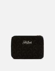 Pochette parisienne wool braid nera