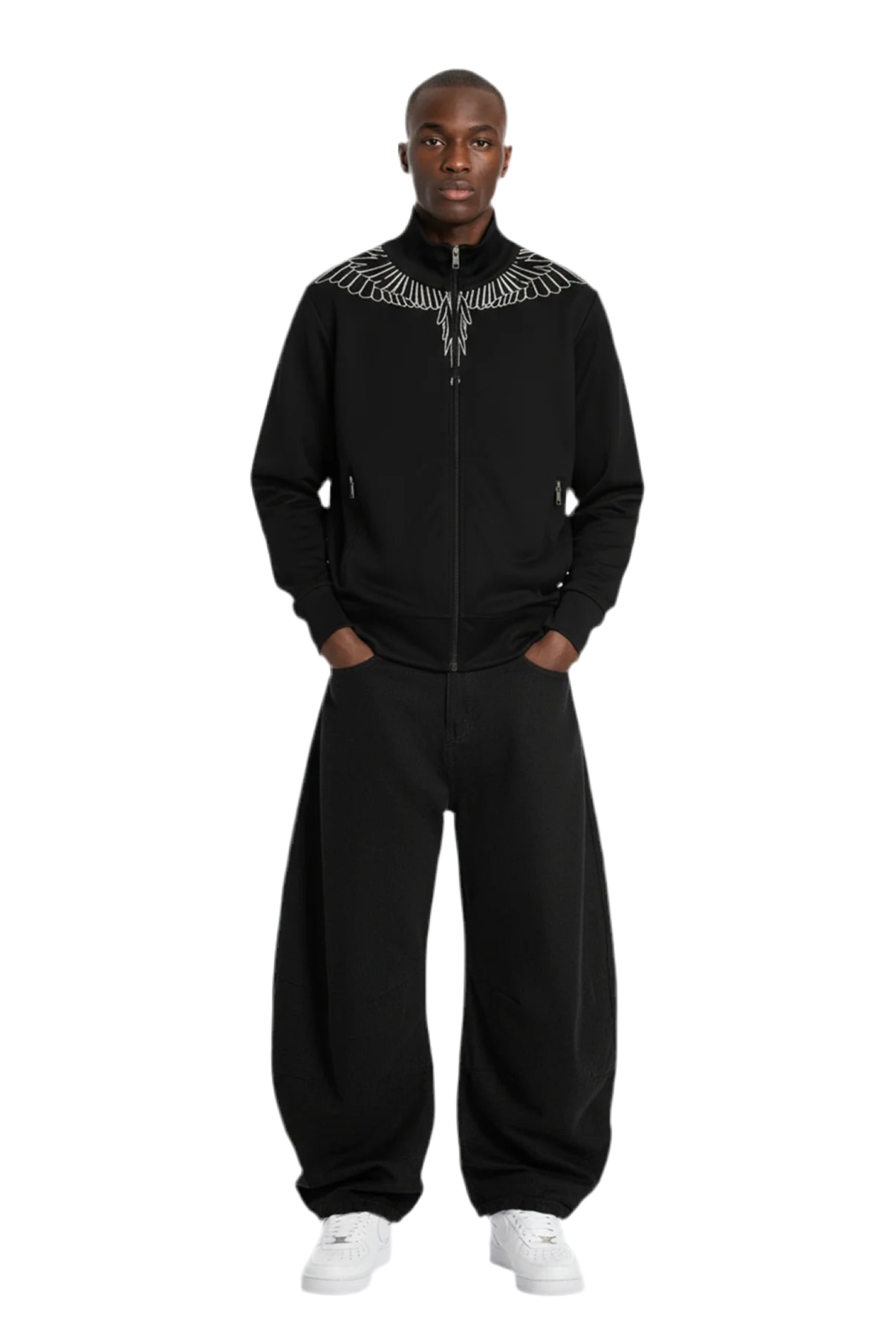Giacca zip acetata Marcelo Burlon