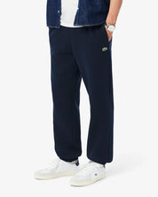 Pantaloni della tuta regular fit in tessuto felpato LACOSTE