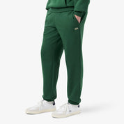 Pantaloni della tuta regular fit in tessuto felpato LACOSTE