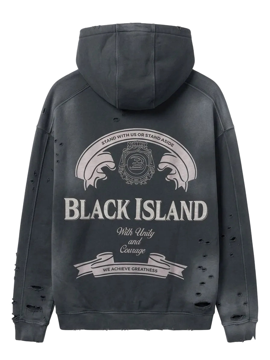 Felpa zip BLACK ISLAND