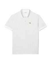 Polo dal taglio classico in jacquard con monogramma LACOSTE