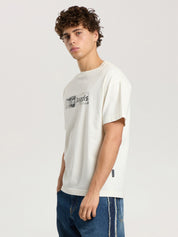 T-Shirt Con Logo A Timbro PALM ANGELS