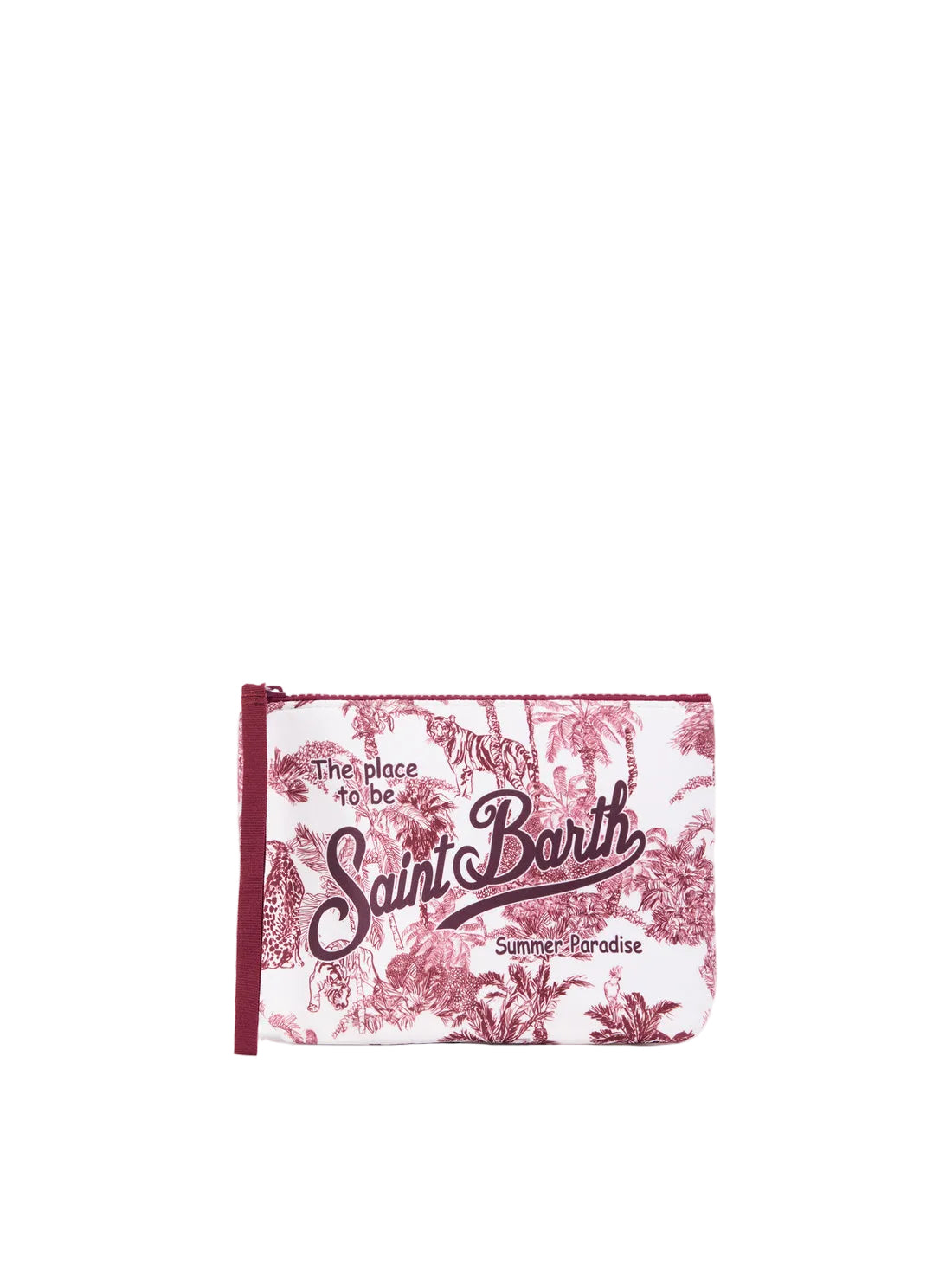 POCHETTE ALINE IN SCUBA CON STAMPA TOILE DE JOUY BORDEAUX SAINT BARTH