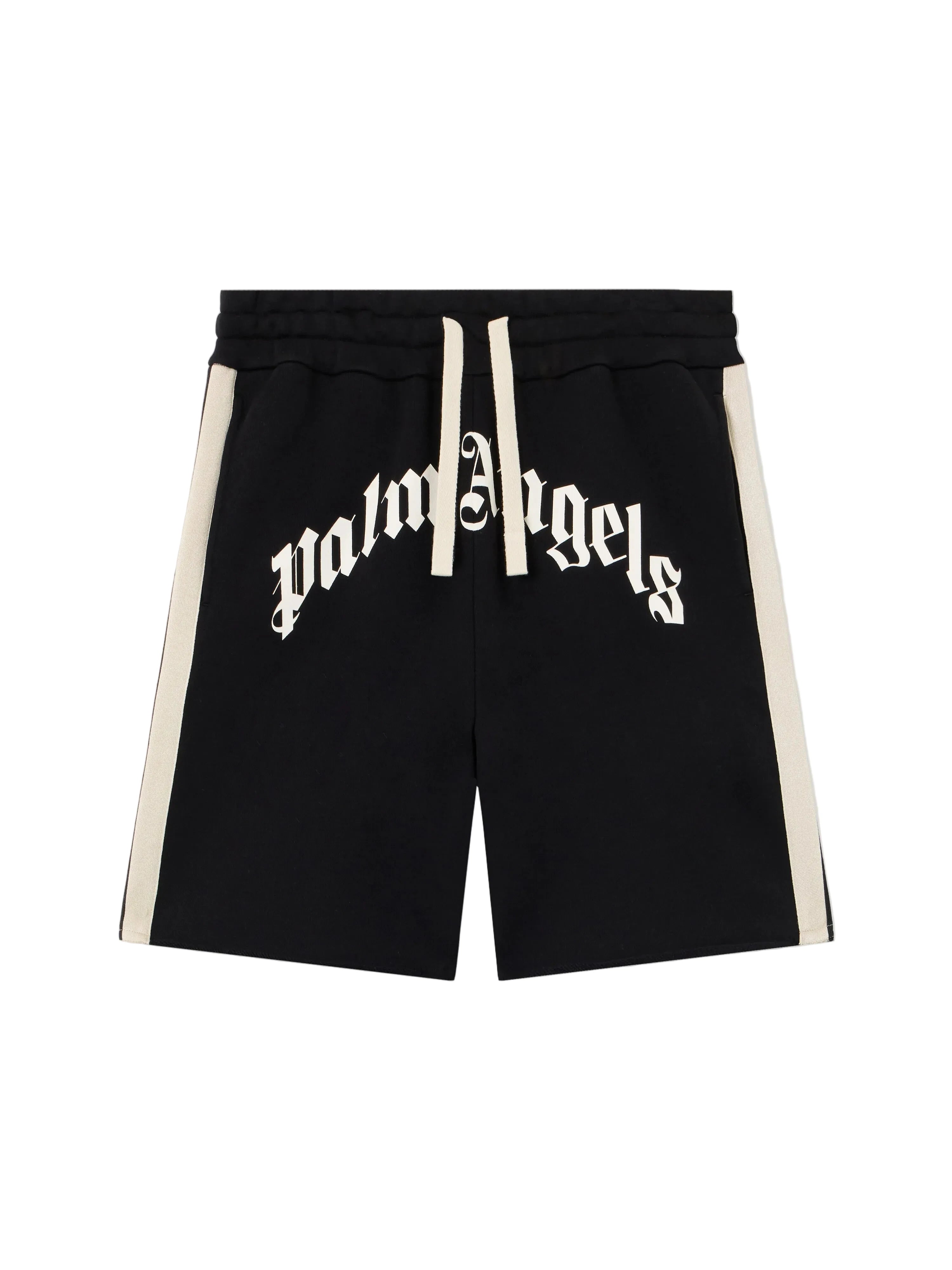 Bermuda Palm Angels Curved Logo Track Sweatshorts