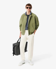 Pantaloni della tuta regular fit in tessuto felpato LACOSTE
