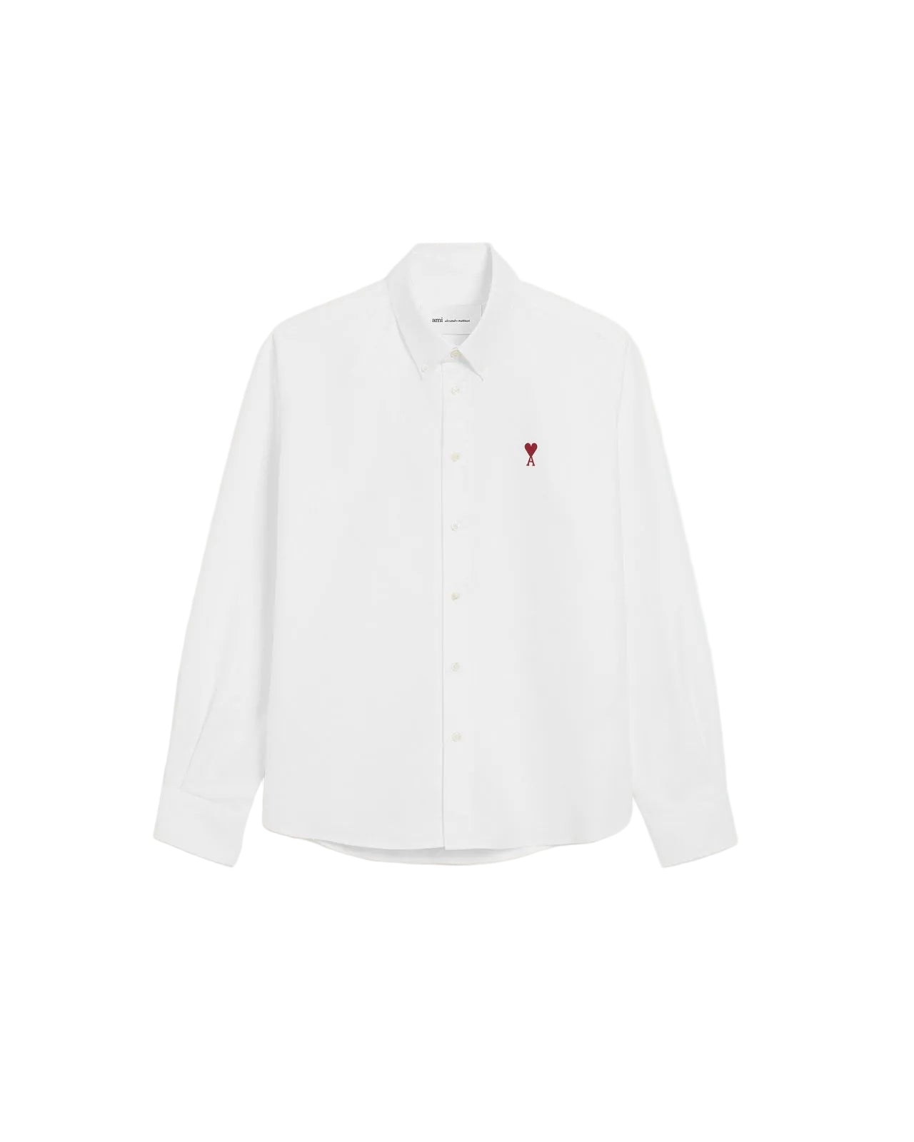 CAMICIA AMI DE COEUR IN COTONE BIANCO AMI PARIS