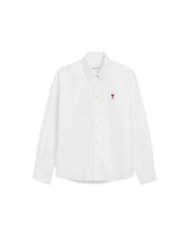 CAMICIA AMI DE COEUR IN COTONE BIANCO AMI PARIS