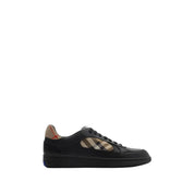 SCARPE TERRACE IN PELLE E CHECK BURBERRY
