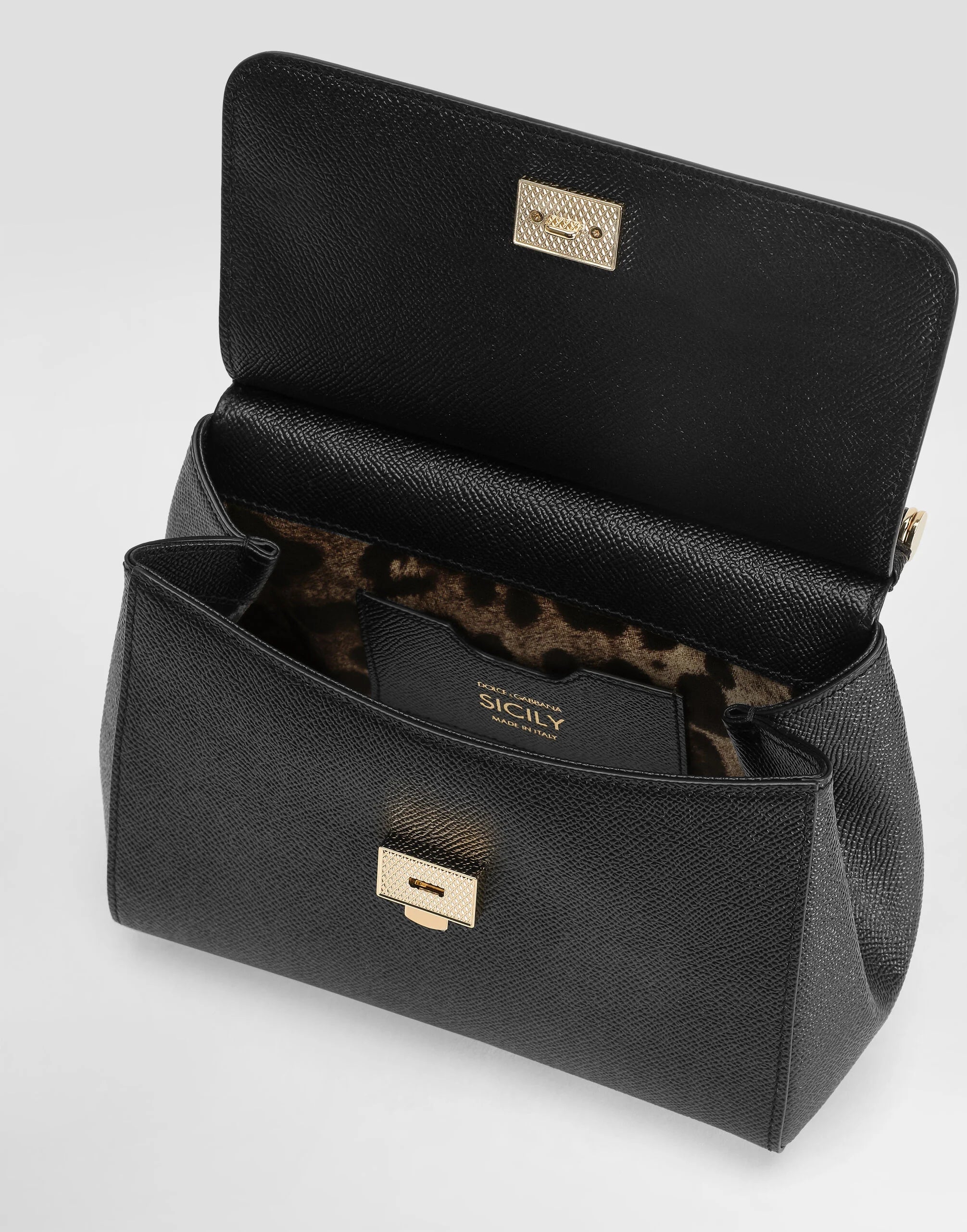 Borsa Small Sicily handbag in dauphine calfskin