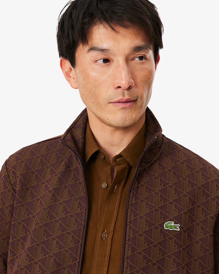 Giacca della tuta in jacquard con zip Paris LACOSTE