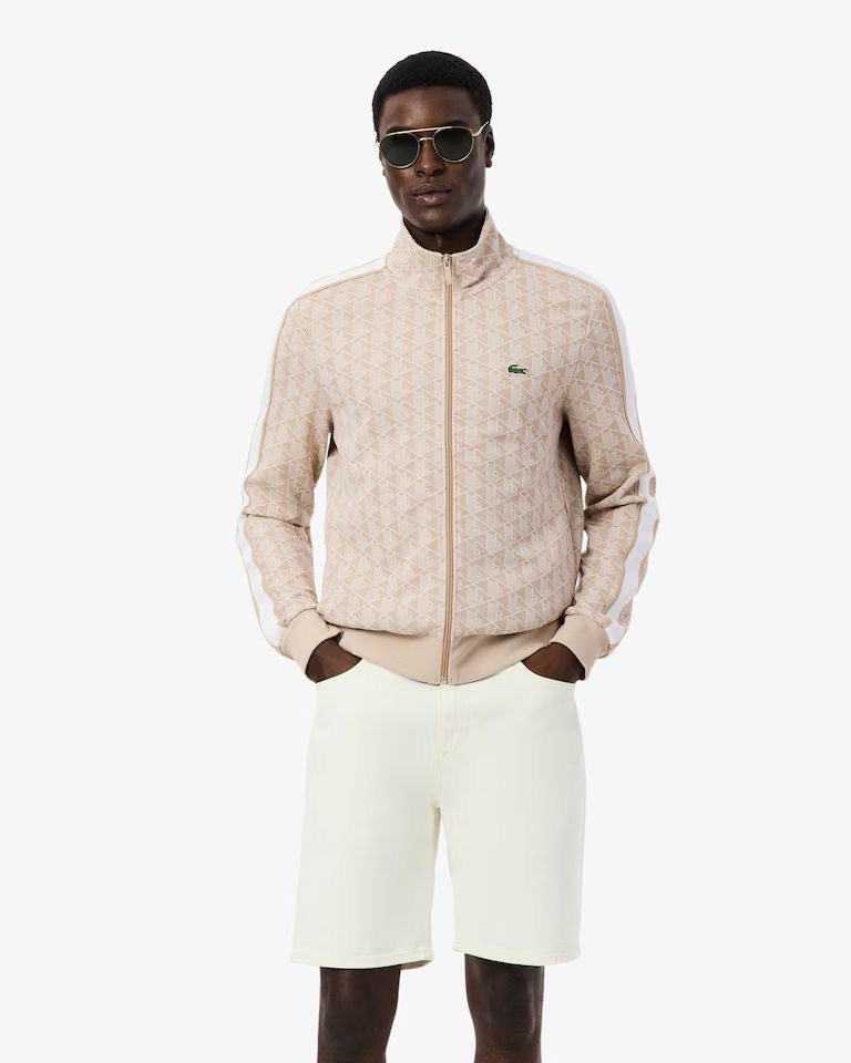 Giacca della tuta in jacquard con zip Paris LACOSTE