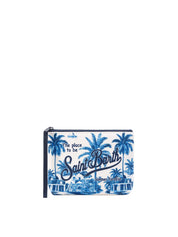 POCHETTE ALINE IN SCUBA CON STAMPA TOILE DE JOUY | SPECIAL EDITION SAINT BARTH